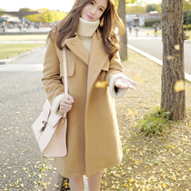 Woman Valley Windcoat Jacket Winter New style Hepburn Wind in the middle of a long name Yuanyuan Xiaoxiang Mao Dress