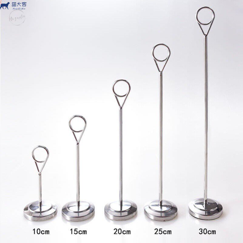 Desktop Number Standing Signs Hotel Standing Bread Table Cards Display Cards Sweet strong magnetic label Brand Product Desk Number plates