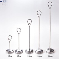 Desktop Number Standing Signs Hotel Standing Bread Table Cards Display Cards Sweet strong magnetic label Brand Product Desk Number plates