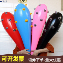 Inflatable Hammer Child Toy Spot Supply Pvc Inflatable Wolf Tooth Stick Toy 85cm Big Wolf Tooth Stick