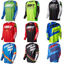 19 American SHIFT downhill suit riding suit mens T-shirt summer long sleeve mountain bike off-road motorcycle suit