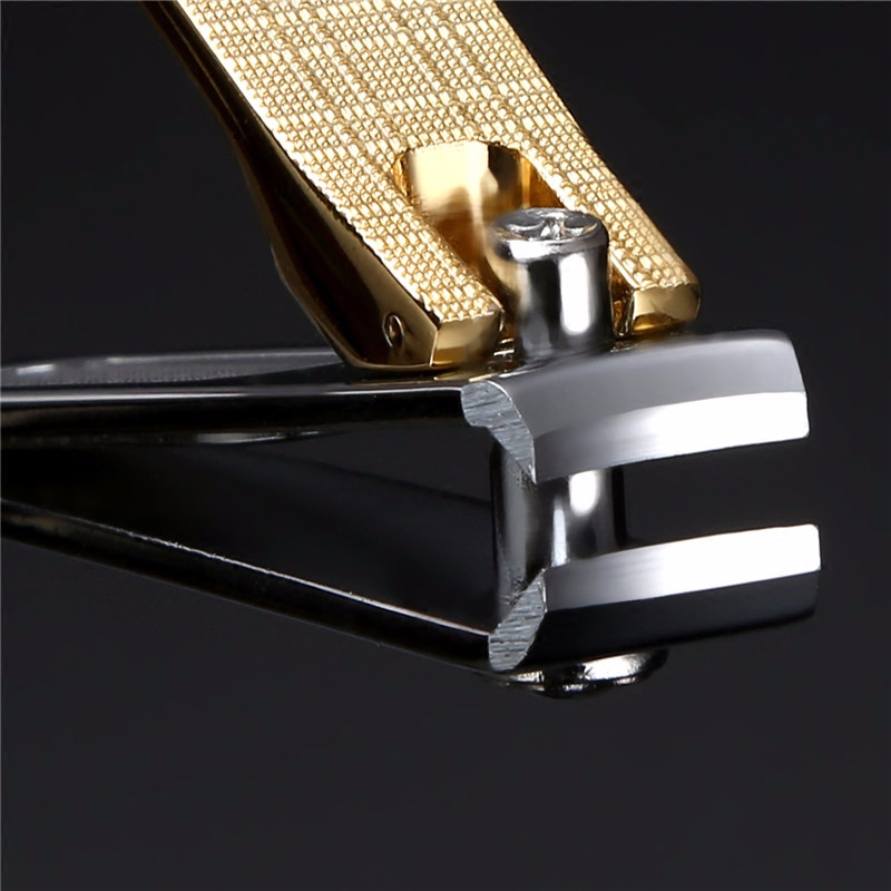 European and American nail clippers single upscale Tuiao gold frontal lemen boutique nail cut large stainless steel minimalist