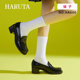 haruta Japanese versatile solid color cotton 20-27-36 length optional jk uniform slim white calf socks