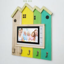 门铃套楼宇对讲室内机套子可视电话壁挂冷气防尘罩装饰贴定制实木