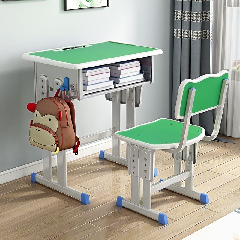 Tuition desks and chairs treacherous tube lifting hand cranked educational institutions training desks adult desk chairs single high-end