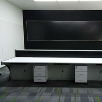 Control computer room intelligent platform table monitoring workbench melt media arc single double five-link spot fan custom-made