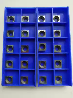 Carbide milling blade Chamfering machine special side length 9 5 thick 3 5 holes 4 5