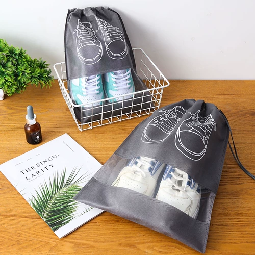 Обувь, сумка для хранения, мешочек, сумка для обуви для путешествий, на шнурках