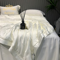 Karlure Light Extravagant Bifacial Sky Silk Summer Cool By Four Pieces Summer Pure Color Cool Sensual Naked Sleep Machine Washable Air Conditioning