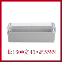 F16T:160*45*55 transparent non-ear waterproof box indoor and outdoor monitoring waterproof box transparent terminal box