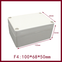 F4:100*68*50 plastic waterproof box outdoor monitoring enclosure terminal box universal junction box