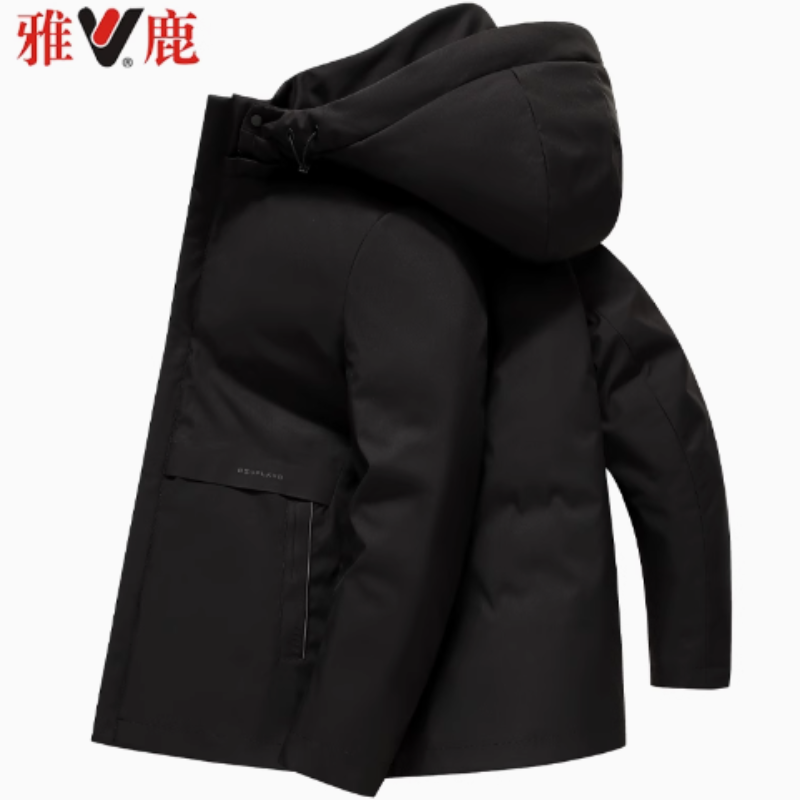 雅鹿中老年爸爸羽绒服