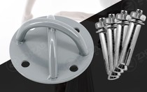 Climbing rope fitness muscle rope fighting rope fixer suspension training belt pull rope fixed ring