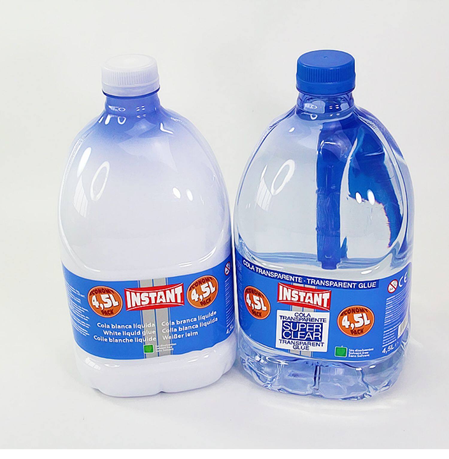 Пластилин instant西班牙白胶白乳胶透明液体胶史莱姆大瓶桶起泡胶水材料