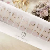 Чай с молоком, кролик, наклейки для ногтей, мультяшные накладные ногти, трехмерный гель-лак для ногтей, готовый продукт