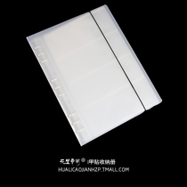 Flower grass stream Nail sticker storage book Nail oil film Nail sticker Diamond jewelry loose-leaf collection of large-capacity card book