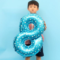 32 -дюймовые цифры (синий) -8