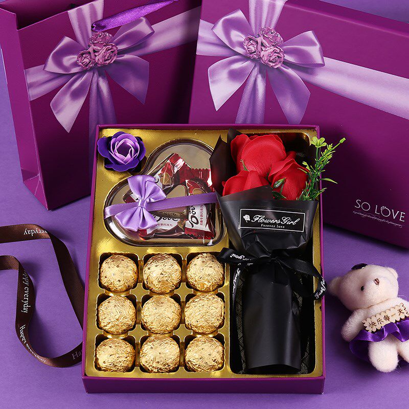 3 8 Women's Day Goddess Gifts for Girlfriends Birthday Girls Send Teachers and Staff Best Friends Bouquet Gift Box - Taobao