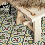 小火柴 Ретро -сельская культурная и творческая плитка в стиле оригинальная цементная базовая цветочная пленка ресторан открытые стены цветочные таблетки