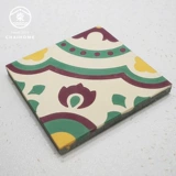 小火柴 Ретро -сельская культурная и творческая плитка в стиле оригинальная цементная базовая цветочная пленка ресторан открытые стены цветочные таблетки