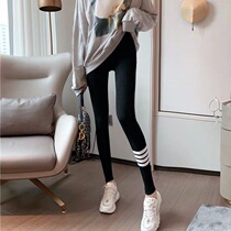Shark skin leggings women wear spring and autumn thin thin leg liquid Barbie thermal elastic women yoga pants