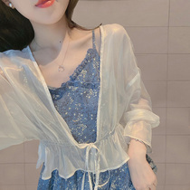 Mulberry silk shawl sunscreen womens cardigan 2020 new silk shawl thin short coat spring and autumn