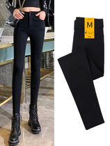 Leggings women wear spring and autumn black slim Joker elastic tight small black pants new small feet high waist magic pants