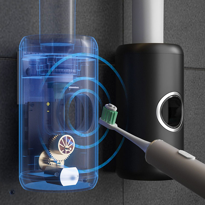 Intelligent automatic infrared induction toothpaste suction wall-mounted lazy single electric toothbrush extrusion artifact