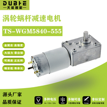 5840-555 DC snail lever slowdown motor low-speed self-lock large torque motor smart device curtain machine