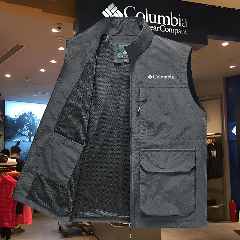 Foreign Trade Outlet Colombian Brand Summer Clearance Photography Shooting Jacket Unisex Fishing Multifunctional Vest Trendy