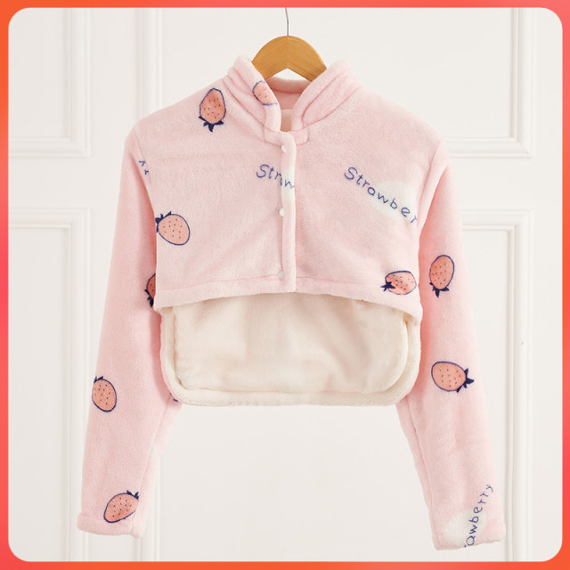 Autumn and Winter Shoulder and Neck Protection, Nursing Shoulder Wrap, Cold-Proof Postpartum Nursing Shawl, Winter Sleeping Cape for Postpartum Women