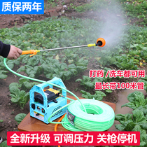 Greenhouse Beat Drug Atomization Machine Agricultural Electric Sprayer Hand Charged Fruit Tree Spray Drug Lithium electric double pump machine