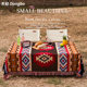 ins bohemian style picnic mat camping tablecloth ກາງແຈ້ງ lawn ຄວາມຊຸ່ມ-proof floor mat ອຸປະກອນ tent ຜ້າຫົ່ມຫນາ