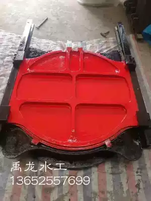 Spot cast iron inlaid copper round gate DN300 400 500 600 800 pipe outlet gate water gate