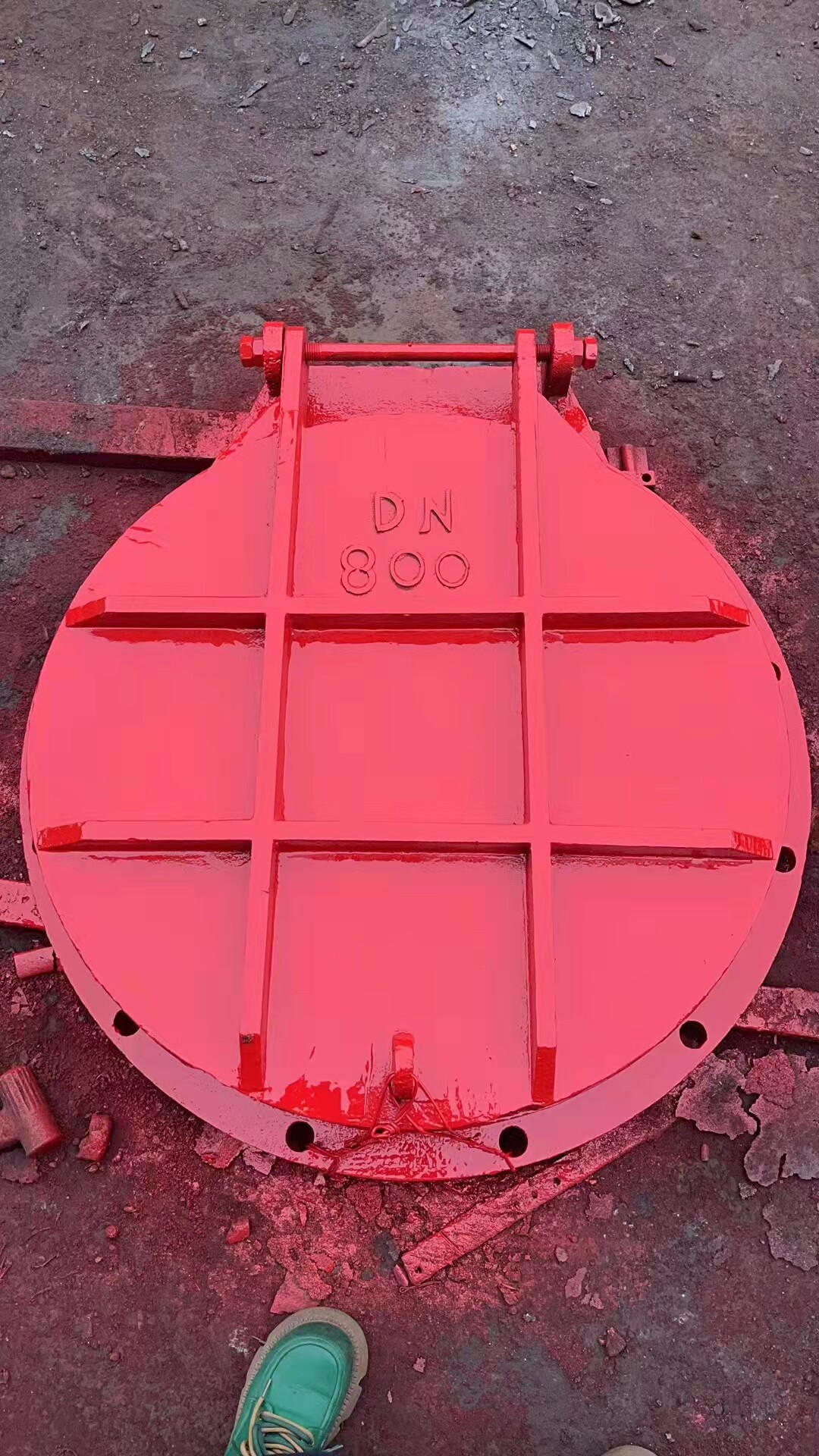 Stainless steel glass composite HDPE ball mill cast iron anti-backflow DN200300400500600800 gate valve