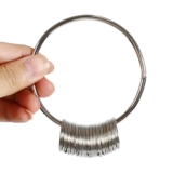 Металлическая ключа кольцо строки круга клавиши клавиша клавиши кольца платы креативные клавиши категория категория анти -lost -знаки