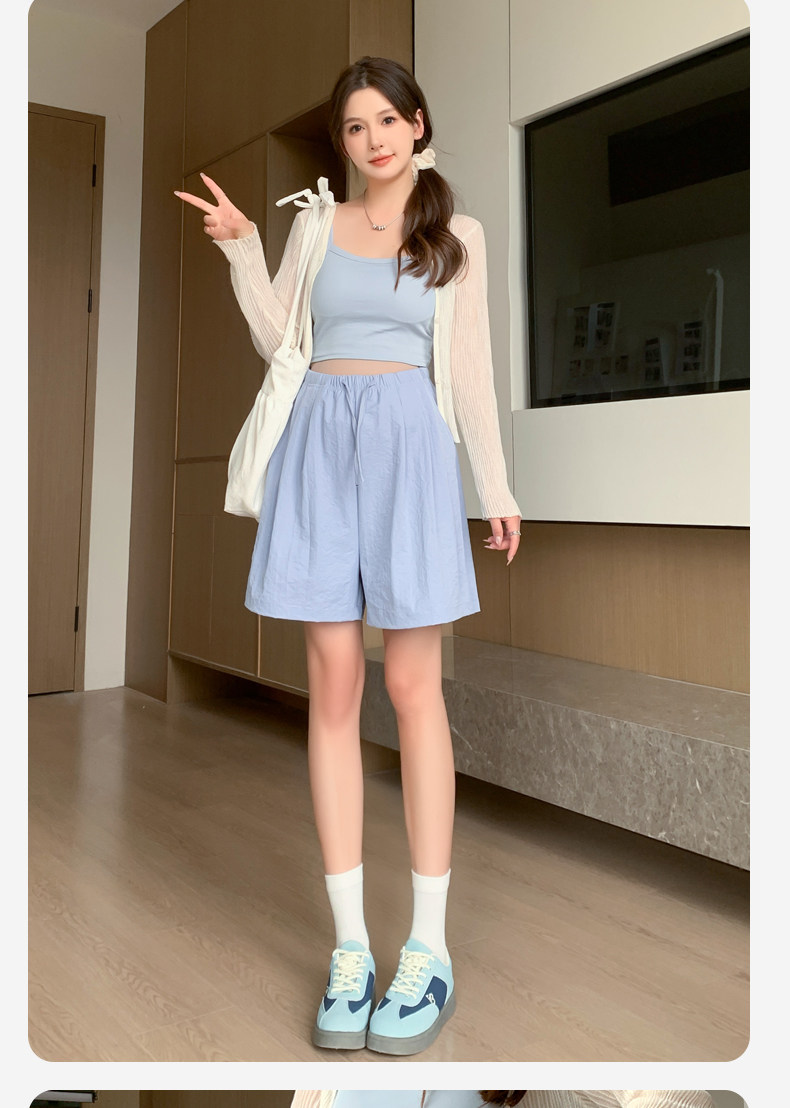 孕妇短裤夏季薄款外穿无托腹不勒肚子奶芙裤宽松休闲打底裤子夏装 — 28