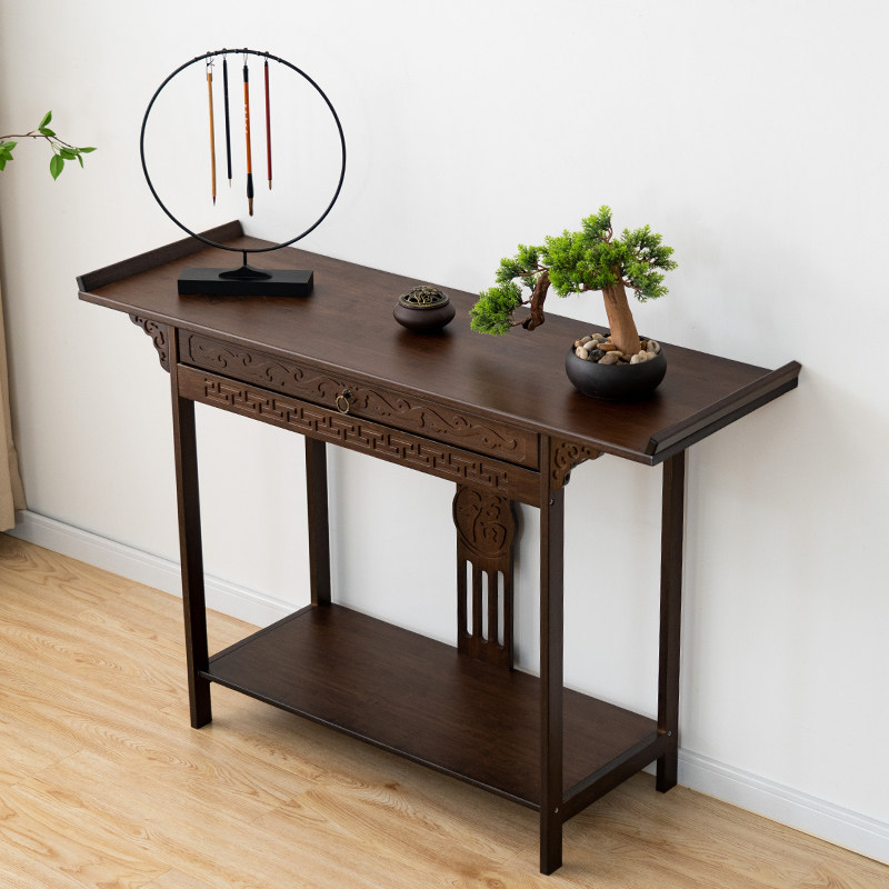 Chinese Buddha table and incense table for the worship of Bodhisattva and the God of Wealth