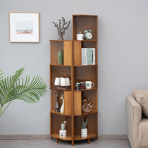 Zhenfu corner shelf simple living room corner cabinet multi-layer storage cabinet bedroom partition corner wall triangle cabinet