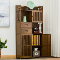 Duobaoge Bogu rack Modern Nanzhu bookcase New Chinese tea tea set rack ornament antique rack Bookshelf shelf