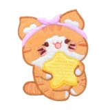 Самоклеющийся милый плюшевый кролик, обувь, кот, с вышивкой, «сделай сам»