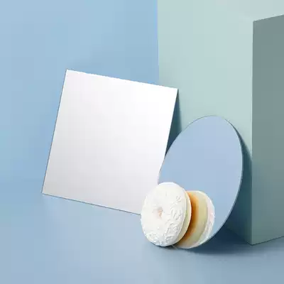 Circular mirror photography props plexiglass rectangular mirror photo props mirror background background