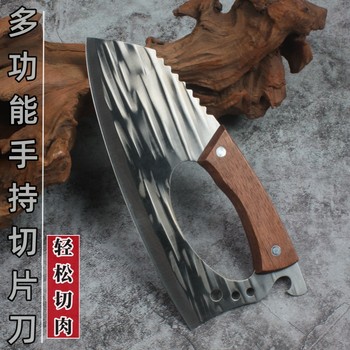 Labor-saving kitchen knife sharp forged hammered stainless steel slicing
