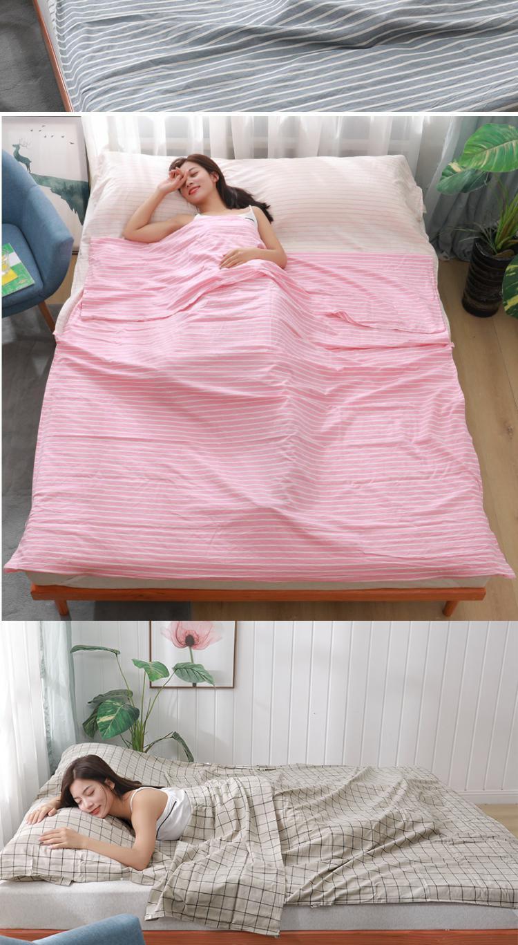 Giặt bông khách sạn, túi ngủ bẩn, bông du lịch cầm tay, du lịch đôi, chăn chống bẩn người lớn - Túi ngủ túi ngu