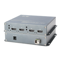 Feng Qing non-compressed 4-way forward HDMI high-definition audio and video optical transceiver 1080P 60Hz supports DVI lossless four-port optical fiber extender EDID learning 10G 10G