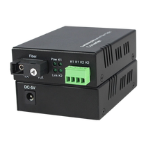 Fengqing 2-way one-way switching optical transceiver 2-way forward single fiber SC FC ST supports 14-slot rack centralized power supply alarm signal relay perimeter PLC controlled electronic fence