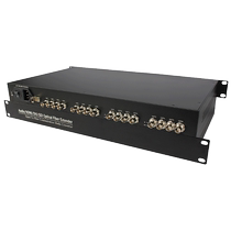 Cover-up 16-way one-way HD3G-SDI optical transmitter and receiver 8-way two-way high-definition video 1080P60Hz sixteen-port optical fiber extension transceiver single fiber FC LC wide electric stage performance