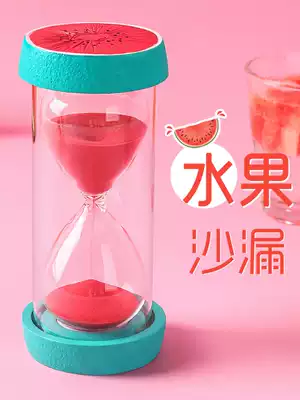 Hourglass timer Children's anti-fall time 30 minutes 20 minutes decoration creative decoration sand leakage bucket quicksand bottle small