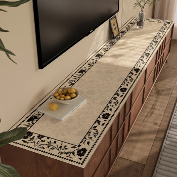 Medieval style table mat, tv counter top protection mat, waterproof and oil-proof, wash-free sideboard, entrance, shoe cabinet, wine cabinet mat Medieval style table mat, tv counter top protection mat, waterproof and oil-proof, wash-free sideboard, entrance, shoe cabinet, wine cabinet mat