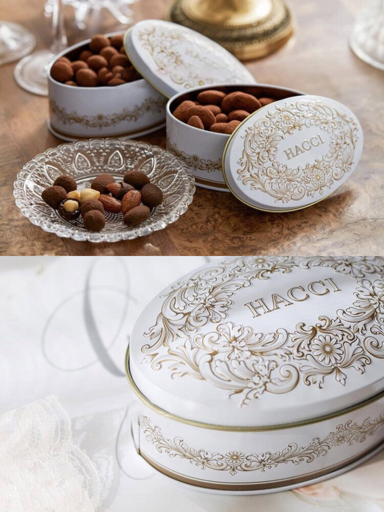 【日本直邮】HACCI 花绮蜂蜜坚果巧克力 可可榛子味 90g